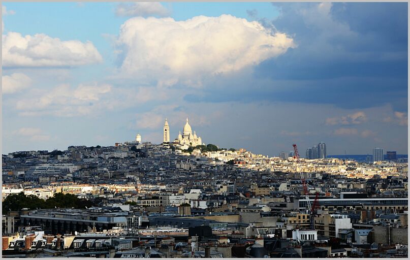 From Arc de Triomphe Mont Martre